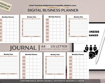 Business Planner – Strategic Organizer for Goal Setting, Project Management, Marketing Plans, and Daily Task Tracking