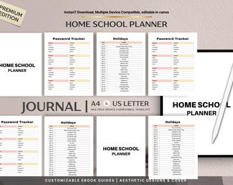 Homeschool Planner for Parents – Organize Lessons, Track Progress, Set Goals, and Manage Daily Schedules with Ease