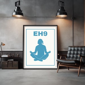 Erling Haaland Manchester City Silhouette Poster | Minimalist Digital Print | Man City Football Wall Art | Instant Download