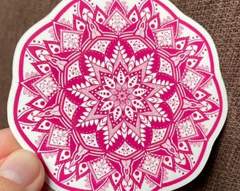 Pink Mandala Sticker
