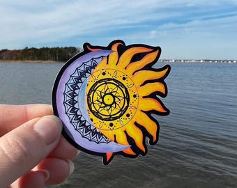 Sun Moon Sticker