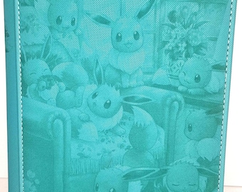 Custom Eevee ocean blue vaultx binder