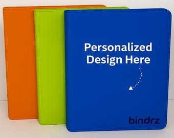 Carpeta de carga superior personalizada grabada con láser