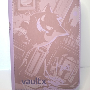 Custom Gengar 4 pocket purple Vaultx Binder