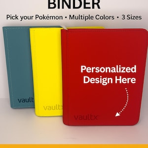 Custom Laser Engraved Personalized Vaultx Binder