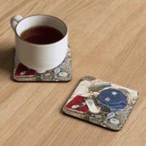 Civil War Coaster: Cork-Backed Barware