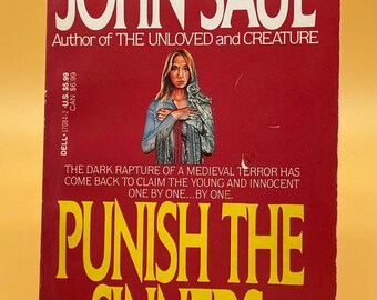Punish the Sinners by John Saul (1986). Vintage Horror Paperback