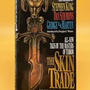 First Printing of The Skin Trade (1990). Vintage Horror Paperback.