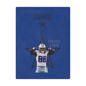 Dallas Cowboys Minky Blanket, Cozy Football Throw for Fans, Soft Plush Blankets, Gifts for Sports Lovers, Perfect for Game Day