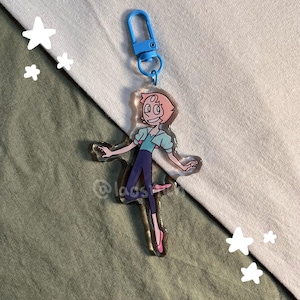 Pearl Steven Universe inspired Keychain!