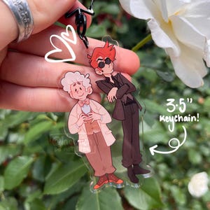 Good Omens inspirierte Schlüsselanhänger „Uneffable Husbands“!
