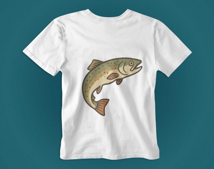Featured listing image: Kids Trout T-shirt Vintage