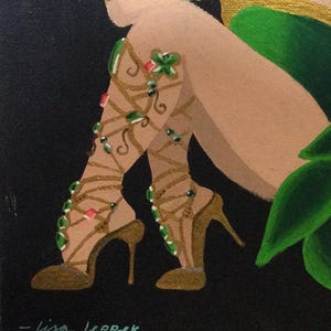 8X10 painting “Fancy Tinkerbell”