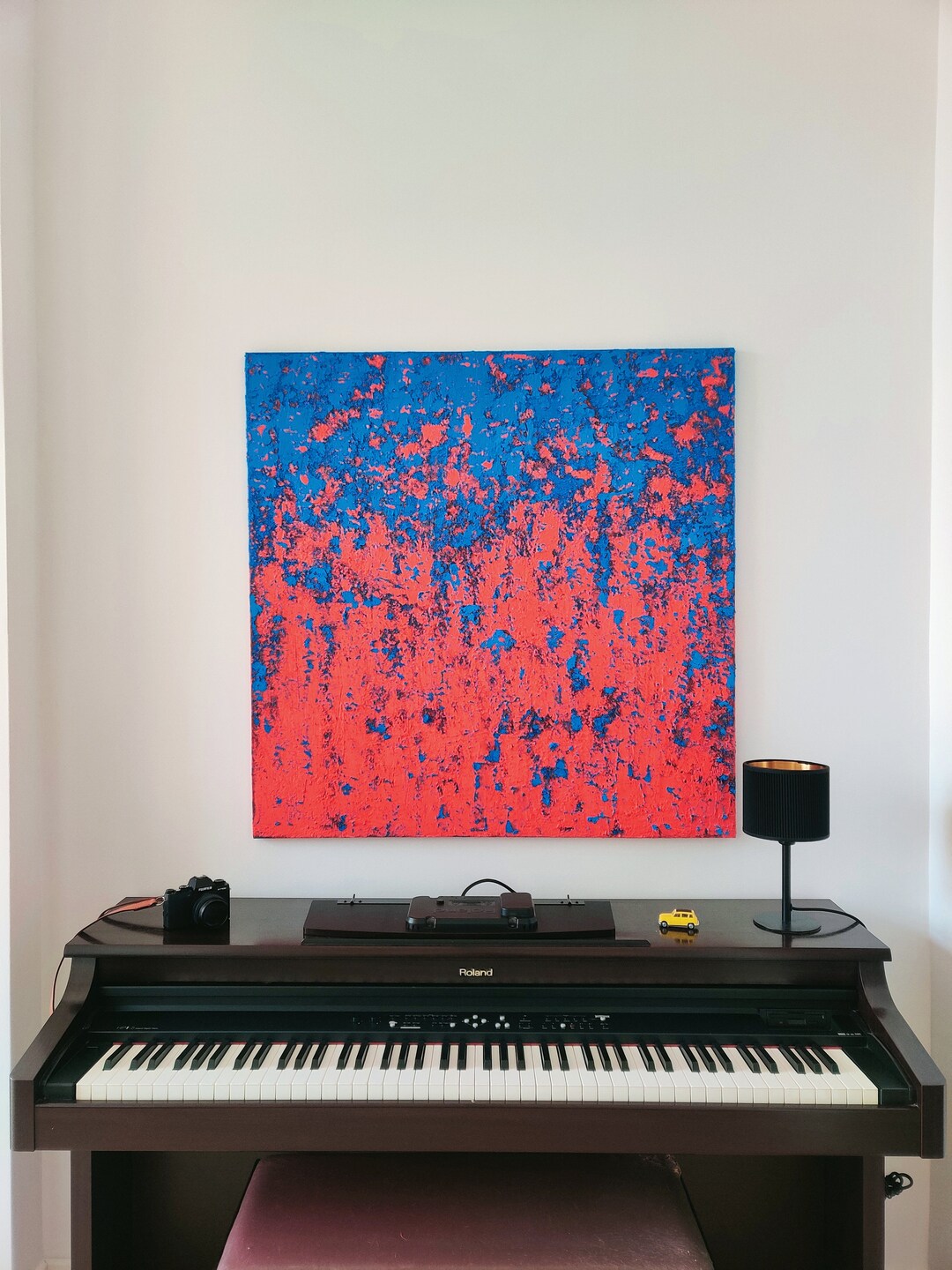 Abstract Textured Painting on Canvas - Etsy