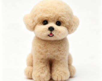 Handgefertigte Nadelfilz Corgi Figur Wollfilz Corgi Puppe Pudel Deko Filz Shiba Schreibtischdeko Akita Skulptur Geschenk für Hundeliebhaber