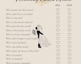 Wedding Shoes Games bridal shower games bachelorette party games  wedding reception games printable  games wedding party shower games