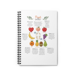Fruit Spirit Spiral Notebook: Christian Journal, Inspirational Gift