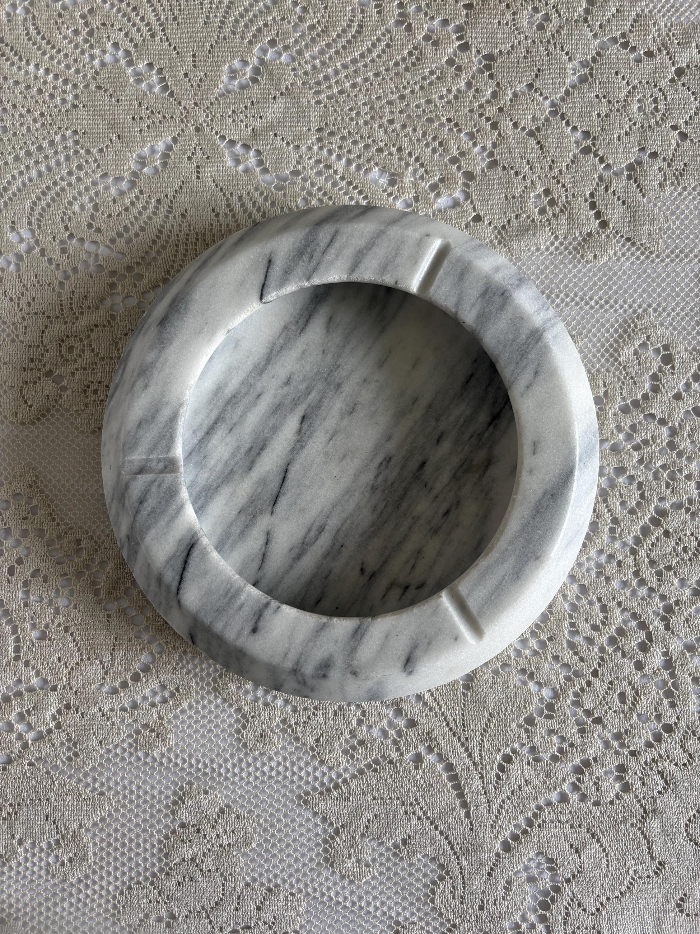 Vintage Marble Ashtray - Etsy