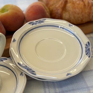 Vintage Noritake Dutch tile side plates – Set of 3