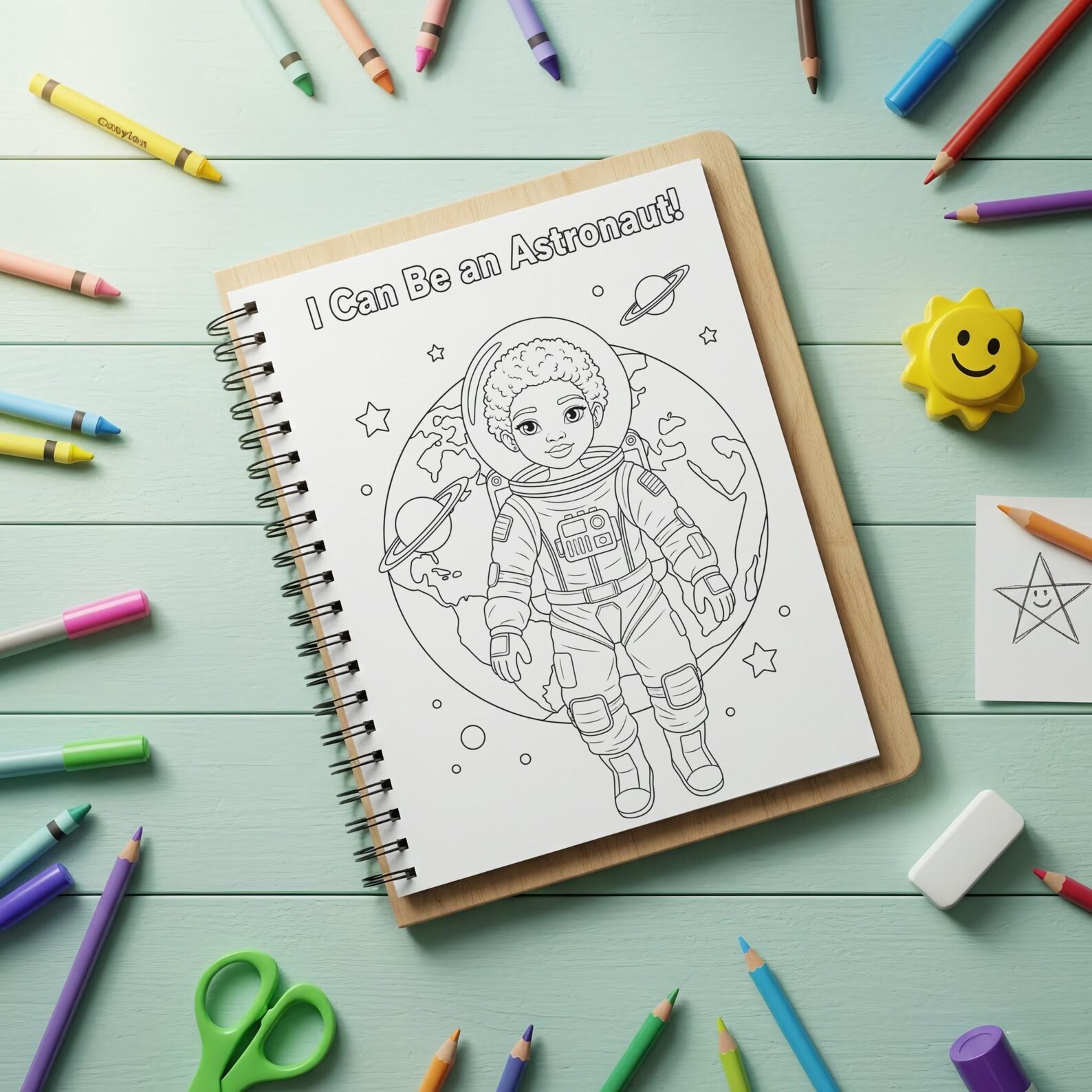 I Can Be Anything Coloring Book for Black Girls | African American ...