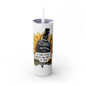 Skinny Tumbler with Straw, 20oz