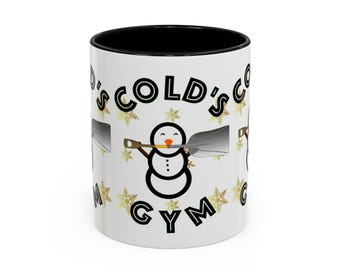 Cold Gym Schneemann Barbell Becher | Akzent-Kaffeebecher