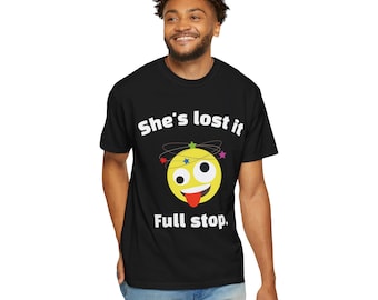 Sie hat es verloren! Lustiges Emoji Gesichts-T-Shirt