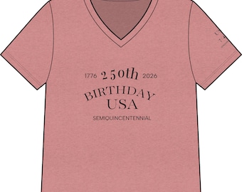 Geburtstag USA V-Ausschnitt | Semiquincentennial Tee 1776-2026