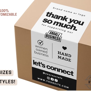 Klistermärken för kartongförsegling Förpackningsklistermärken Förpackningsetiketter Anpassade förpackningsetiketter för småföretag Fraktetiketter | Parcel & Print Studio