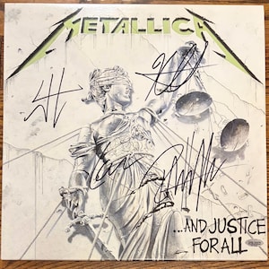 Metallica Justice for All Record - Etsy
