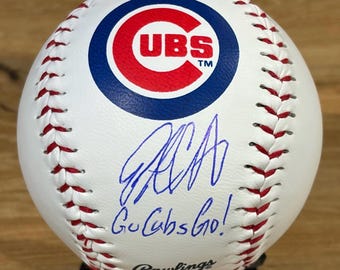 Pete Crow Armstrong Signed Chicago Logo Baseball with COA