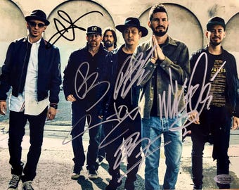 Linkin Park Full Band Signed Autographed 8x12 Inch Photo + COA - Etsy