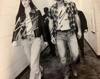 Morgan Wallen & Caitlin Clark Signed Country Music 8x10 Photo with COA