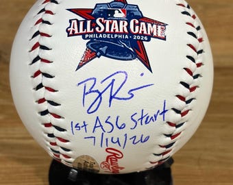 Ben Rice “1st ASG Start 7/14/26” Signed New York Rawlings 2026 All Star Logo Baseball with COA