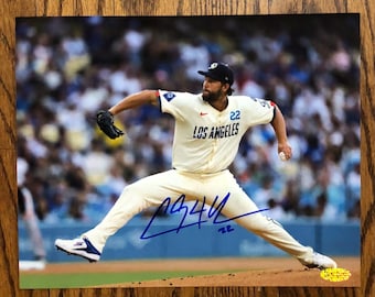 Clayton Kershaw Signed Photo with COA