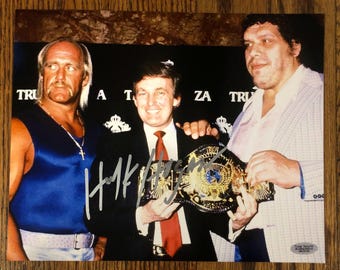 ハルク・ホーガン直筆サイン入り 16x20 WWE レスリング写真 BECKETT