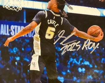 Stephon Castle Signed San Antonio 8x10 Photo with COA