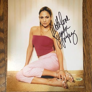 Jennifer Lopez Signed - Etsy