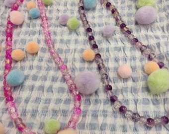 glass bead necklace