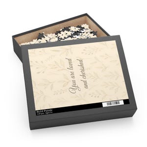 Positive Affirmation Puzzle: Family Jigsaw, Interactive Family Play, Inspirational Gift, Motivation Education, Empowerment, Sensory Comfort