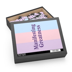 Positive Affirmation Puzzle: Stripe Kids Jigsaw, Interactive Play, Inspirational Gift, Motivation Education, Empowerment, Sensory Comfort