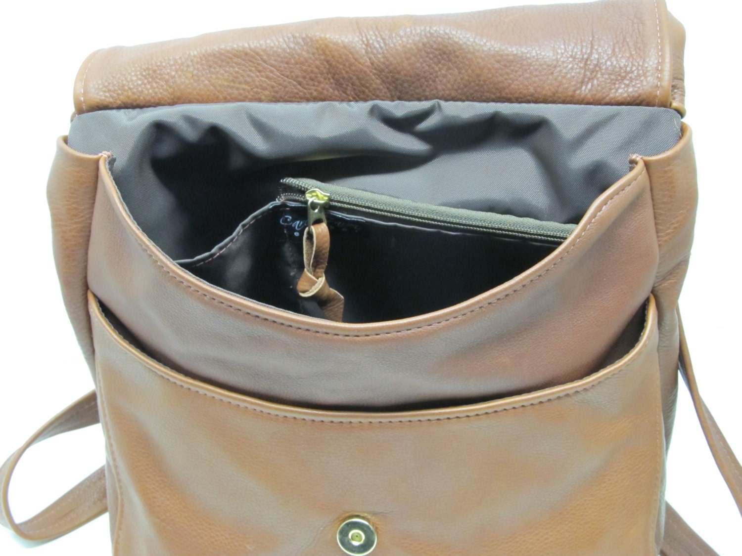 Leather Backpack Bag That Converts to Shoulder Bag Crossbody Etsy