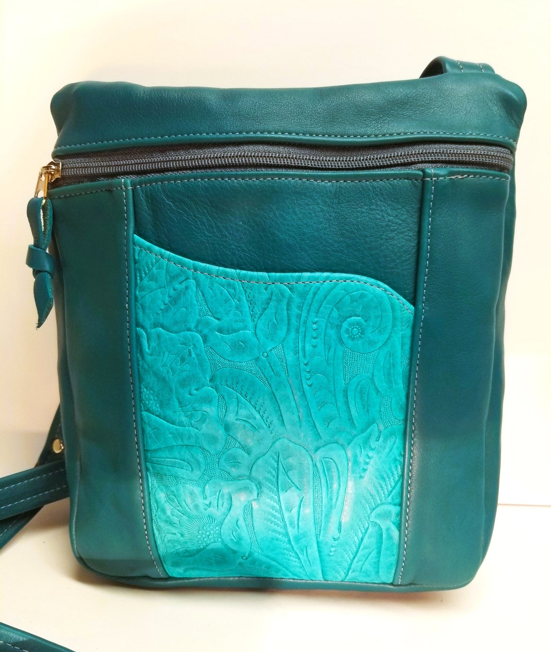 Lake Fire and Turquoise Shoulder Handbag main image 0