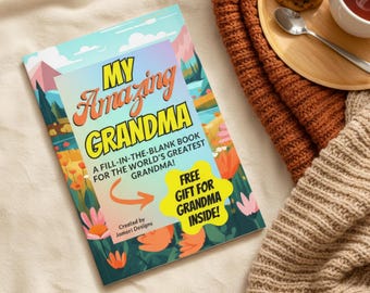 Grandma Fill-in-the-Blank Book: Keepsake Gift (6x9 PDF)