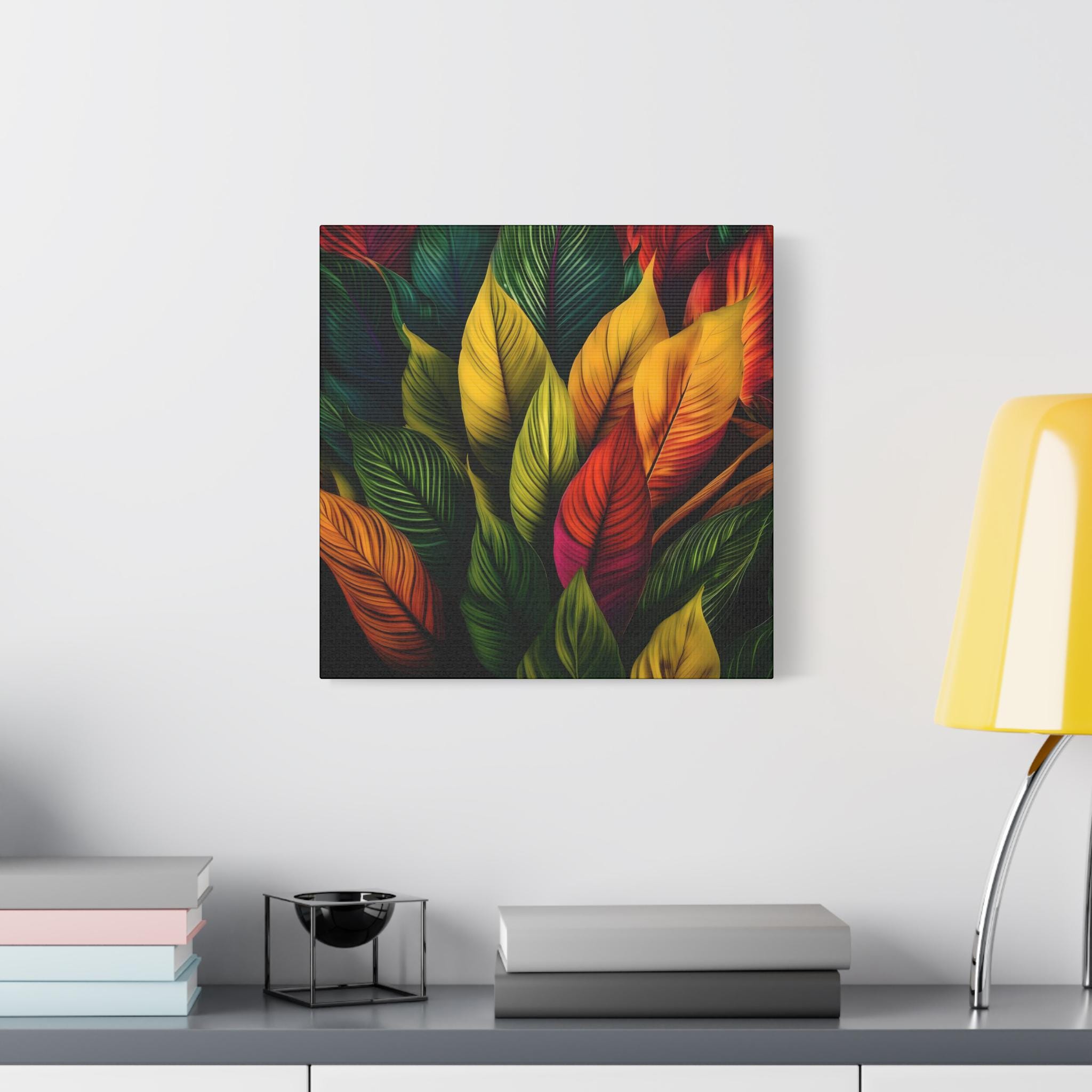 Colored Leaves - Canvas Wall Art