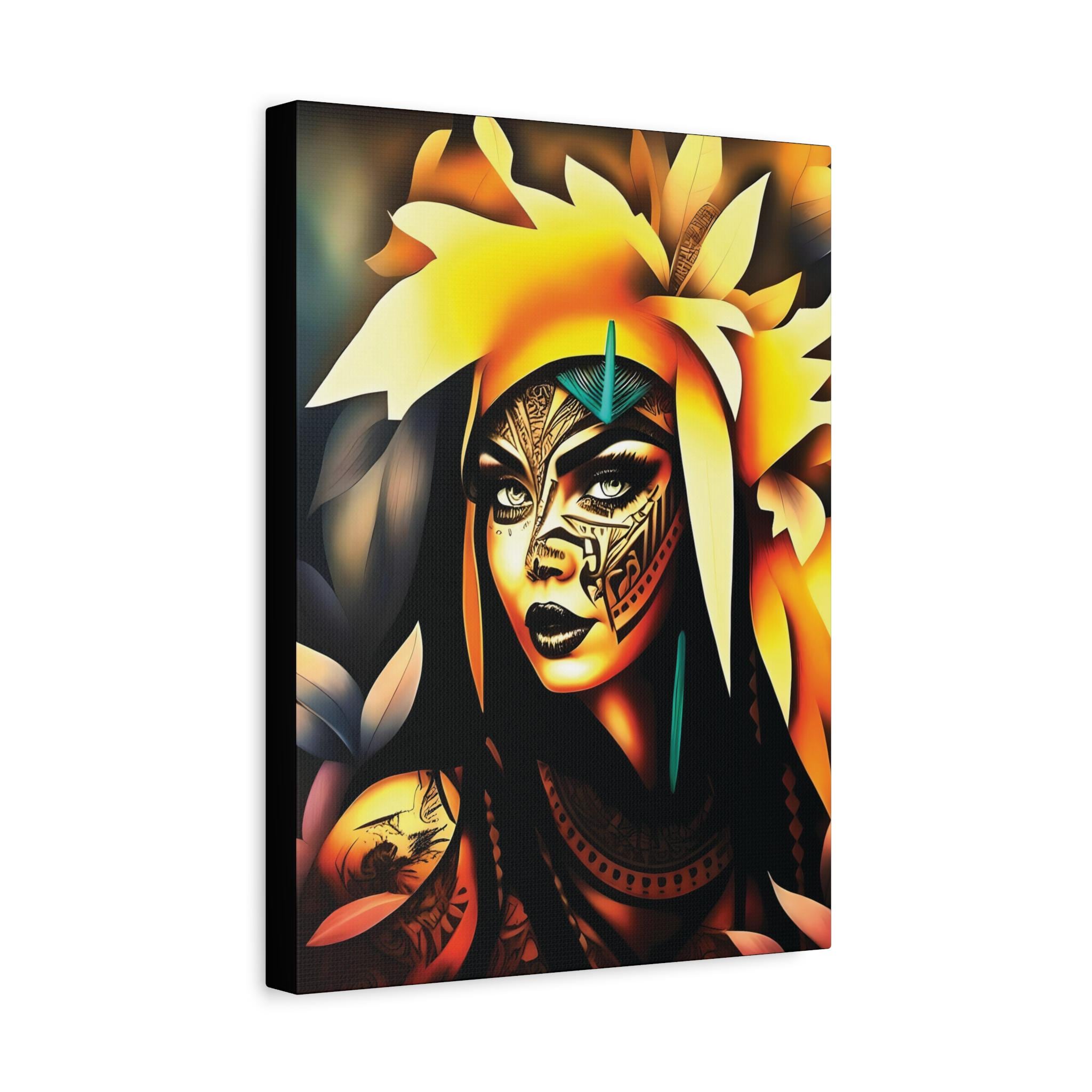 Poly Princess - Canvas Wall Art