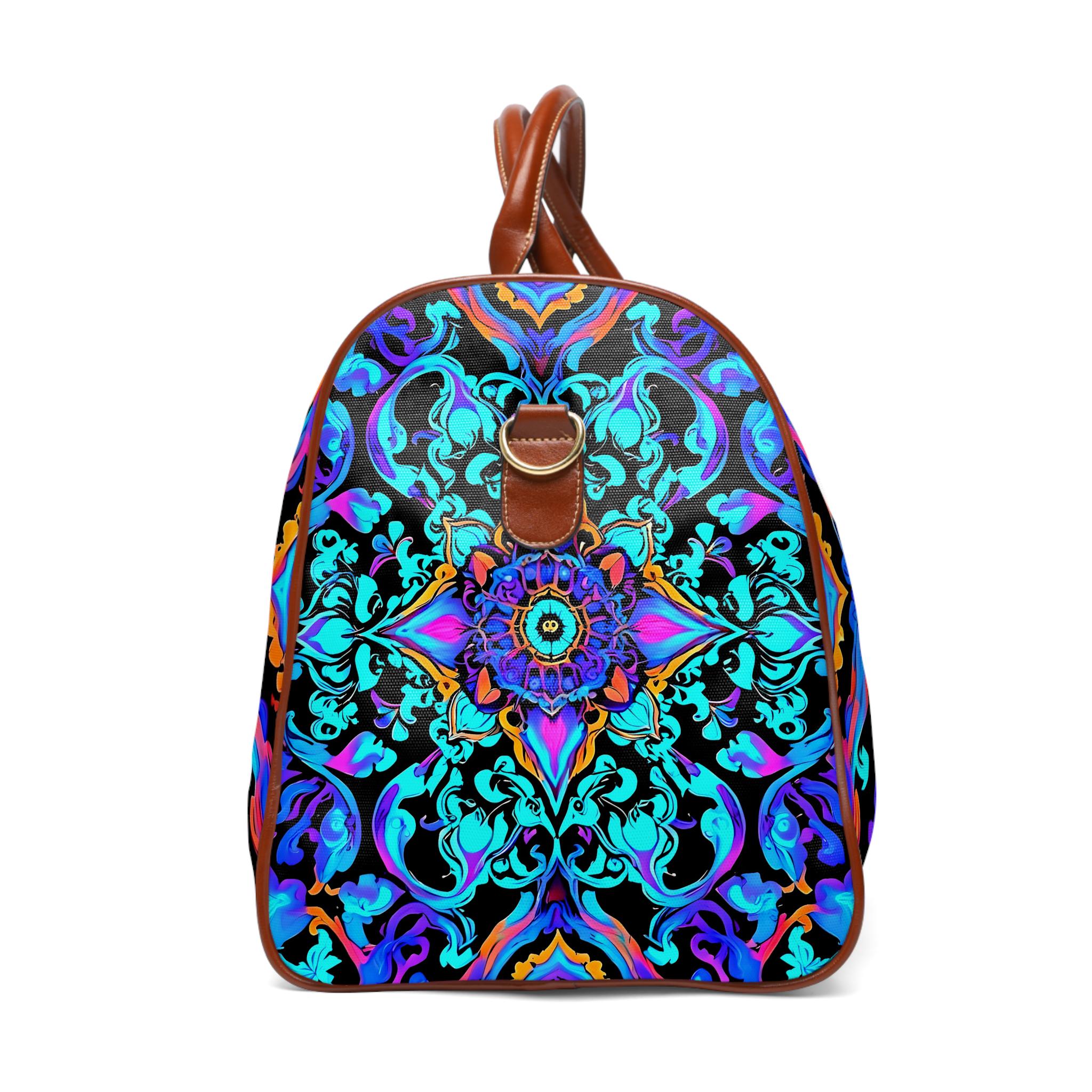 Purple F - Waterproof Travel Bag