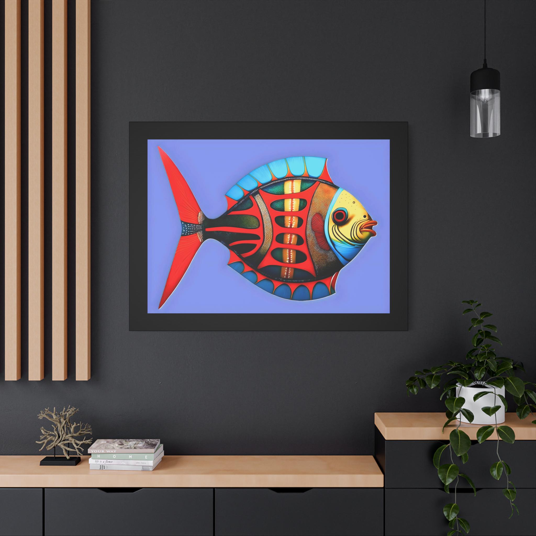 Fish Kiss - Canvas Wall Art