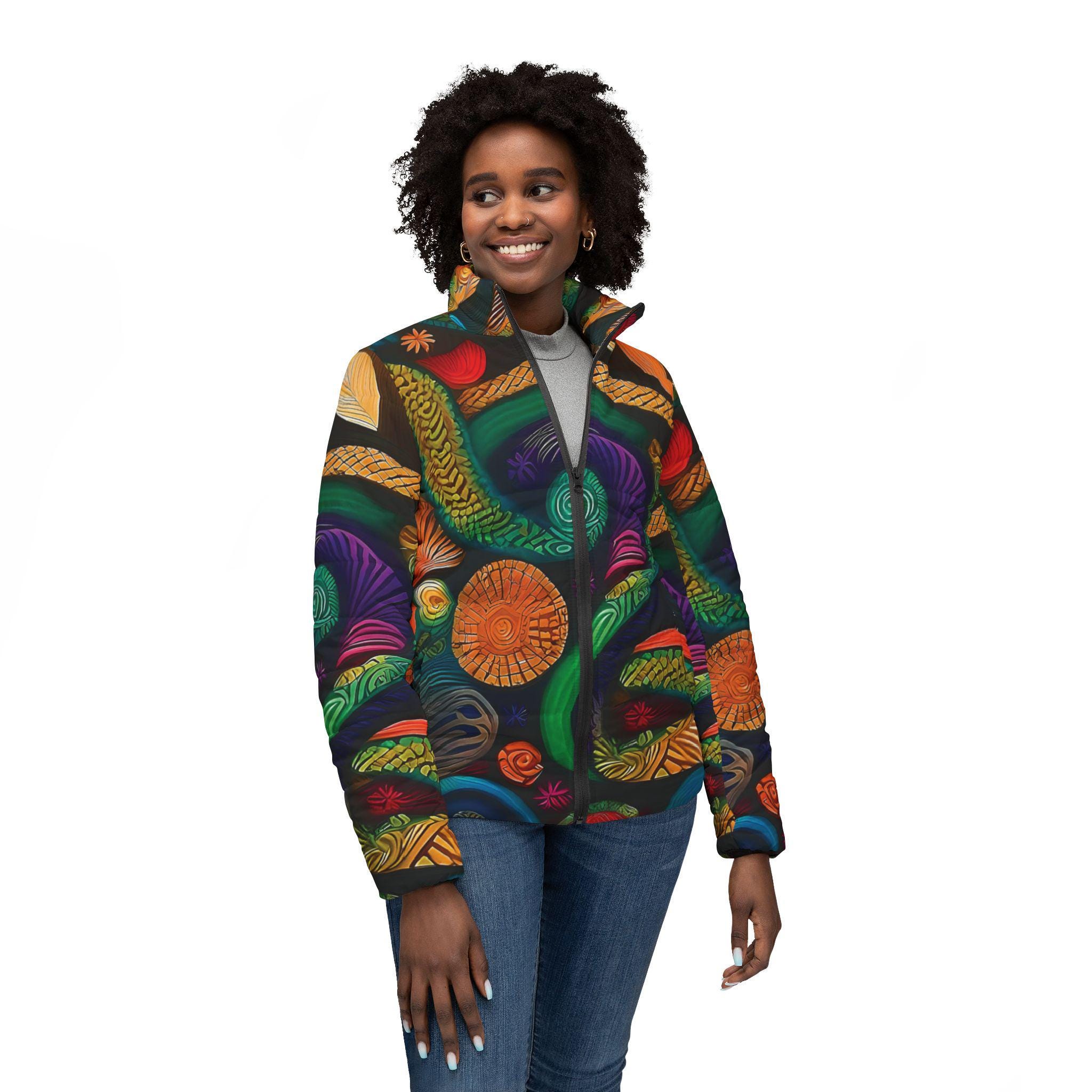 Color Twist - Womens Puffer Jacket