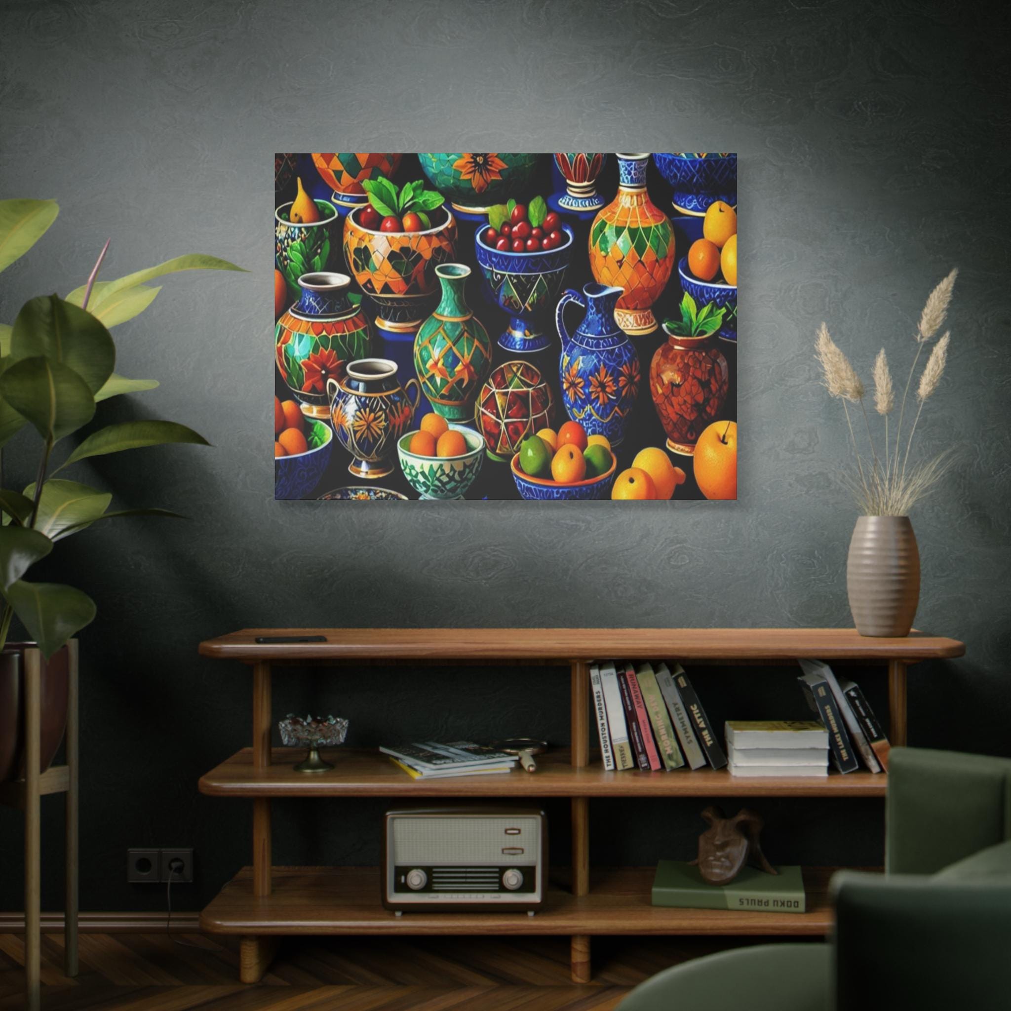 Table Full A - Canvas Wall Art